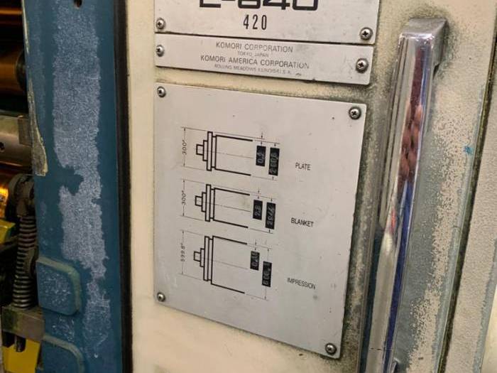 1991 Komori L 640 LX Pic 8