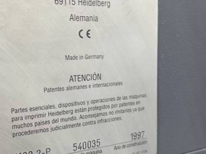 Heidelberg SM 102-2 P Pic 7