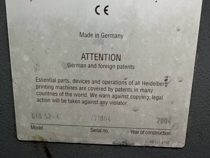 Heidelberg GTO 52-4 Pic 3