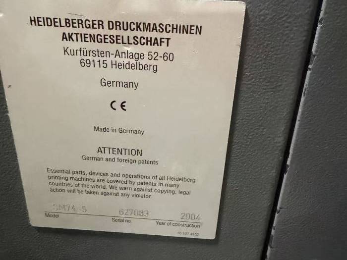 Heidelberg SM 74-5 H Pic 4