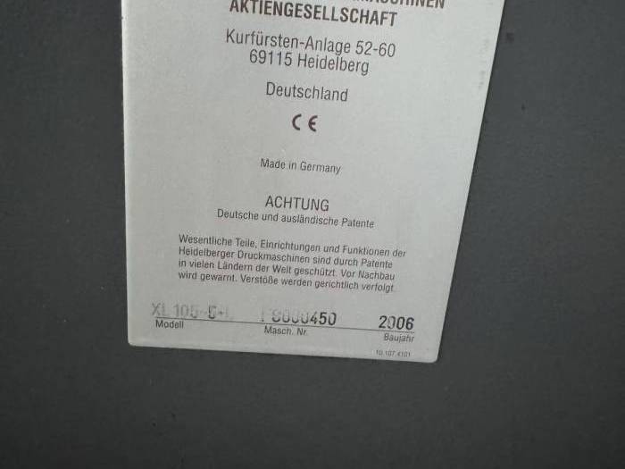 2006 Heidelberg CD 102-5 LX Pic 5