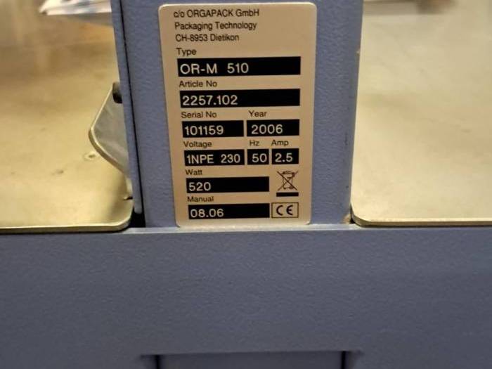 2006 Orgapack OR - M 510 Pic 2