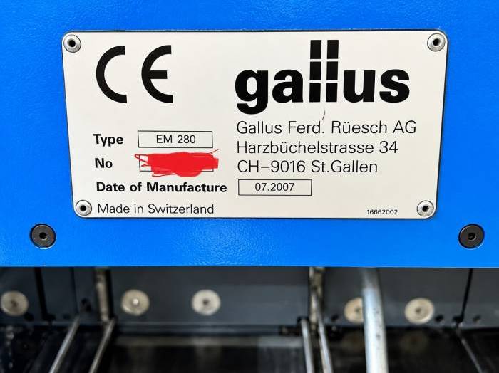 2007 Gallus EM 280-10 Pic 4