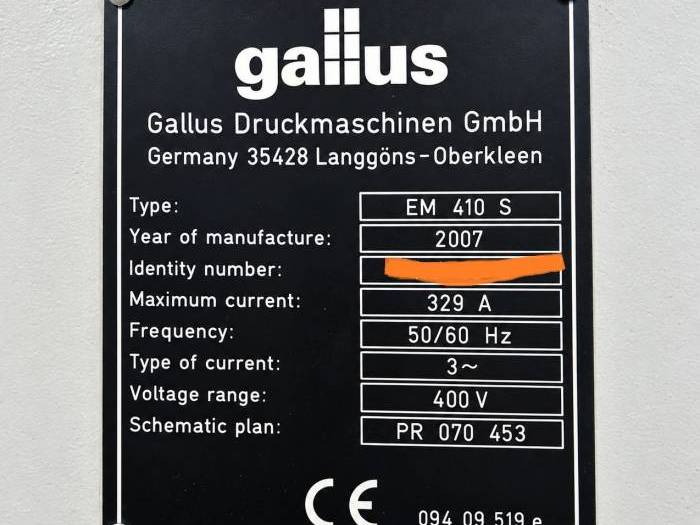 2007 Gallus EM 410-S Pic 4