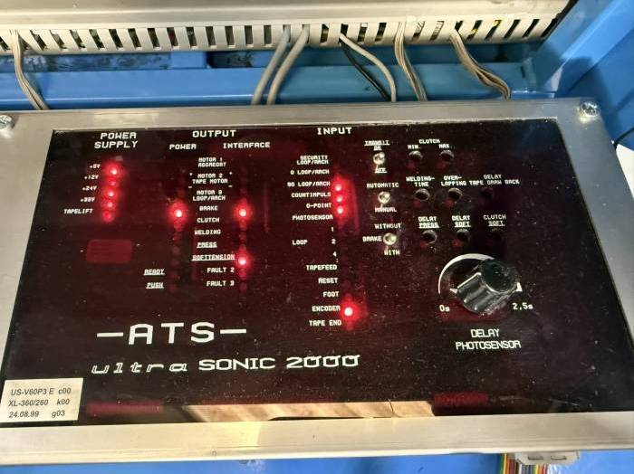 ATS US-2000 AB ultrasonic banding machine -freestandin Pic 6