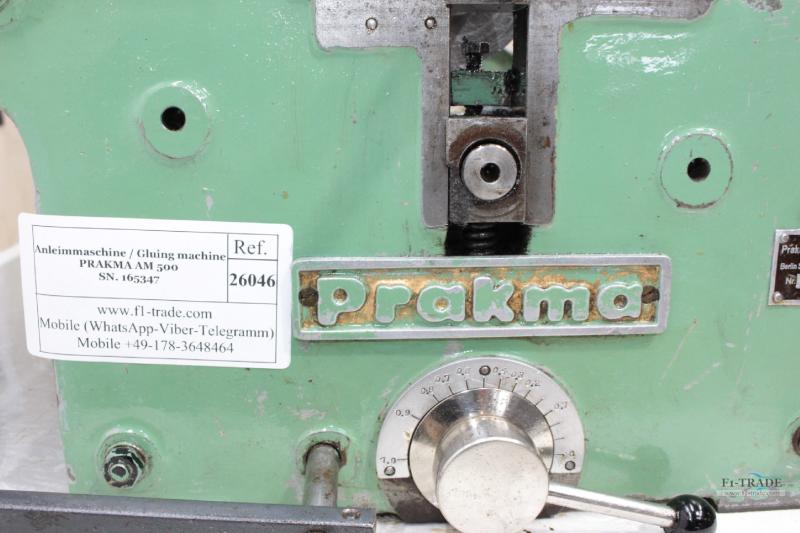 Prakma AM 500 Gluing Machine Pic 6