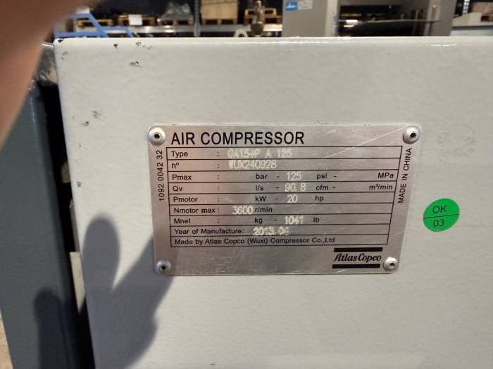 Atlas Copco GA 15 Pic 6