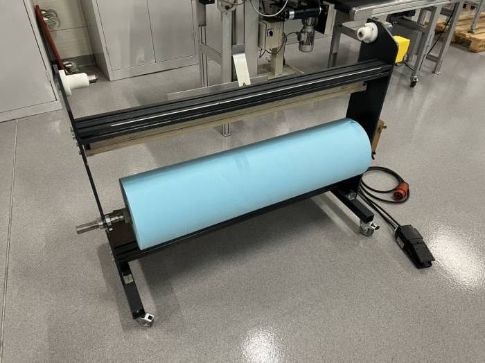 Automatic cloth rewinder for offset printing machines Pic 5