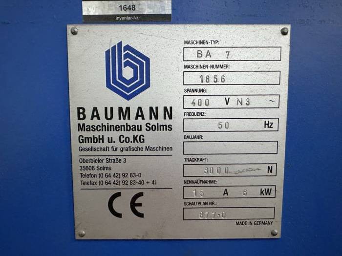 Baumann BA 7 Uploader Pic 2