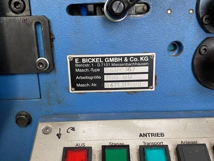 Bickel SGU 167 Perforating machine Pic 5