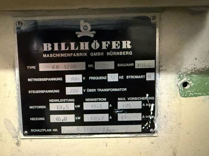 Billhöfer KM 1200 Pic 9