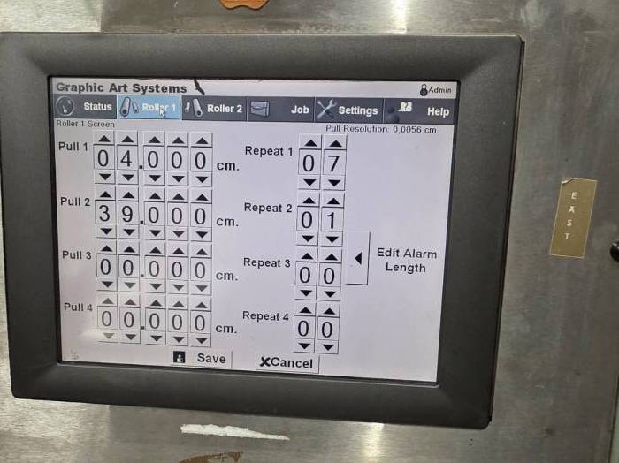 Bobst Autoplaten SP 1260 E – 500 T Pic 2