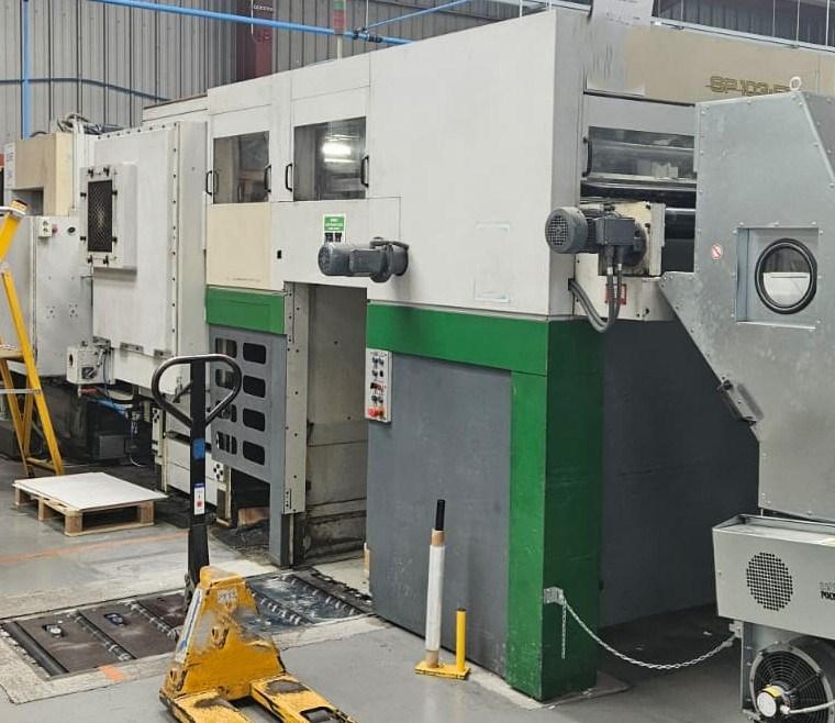Bobst SP 103 ER Automatic Die Cutter Stripping Blank Pic 2