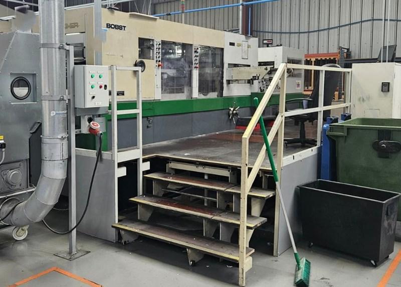 Bobst SP 103 ER Automatic Die Cutter Stripping Blank Pic 1