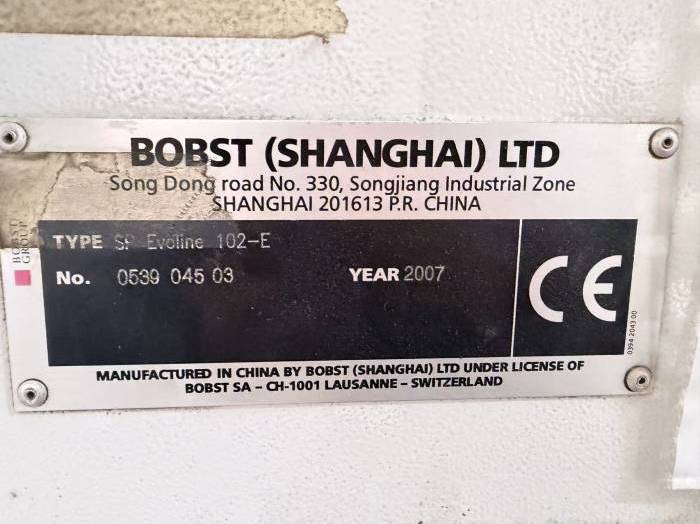 Bobst SP Evoline 102 E Pic 2