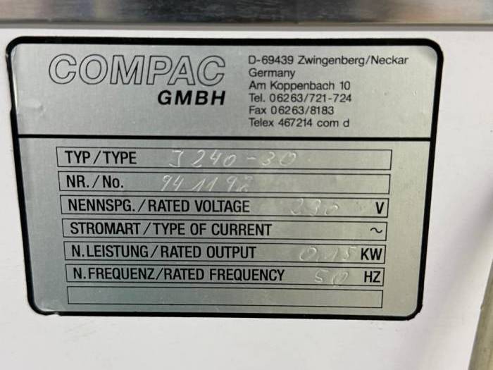 Compac J240-30 Pic 2
