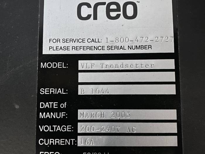 Creo Trendsetter VLF  4557  Quantum Pic 4