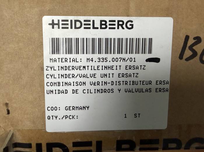 Cylinder Pressure Cylinder M4.335.007 N 01 Original Ne Pic 4