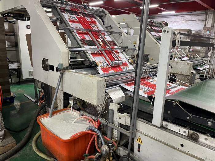 Ding Shung CS 1416 Auto Flute Litho Cardboard Laminato Pic 1