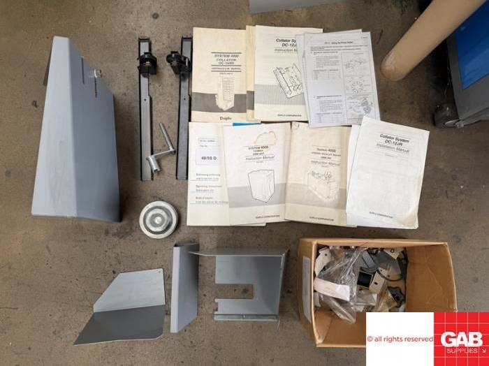 Duplo System 4000 booklet maker with 20 stations Pic 12