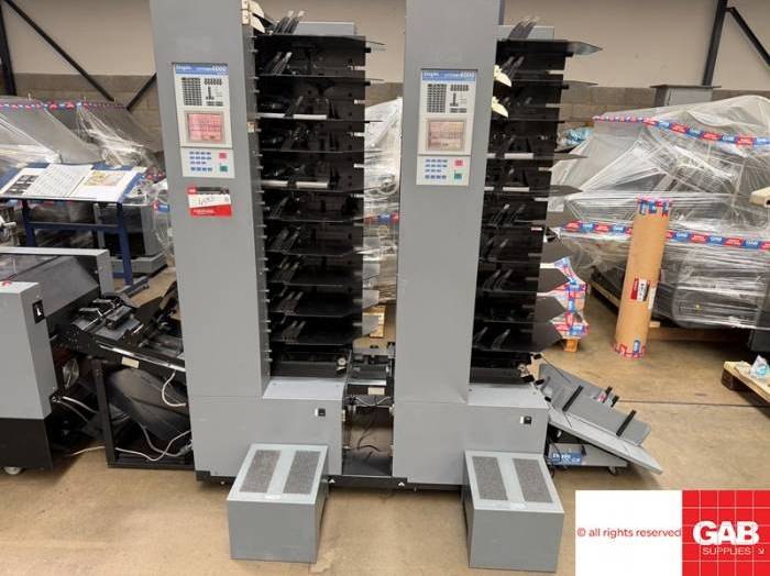 Duplo System 4000 booklet maker with 20 stations Pic 3