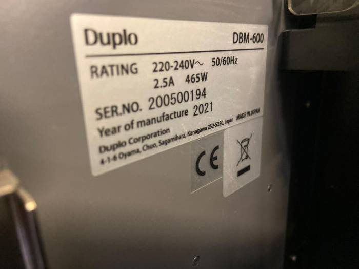 Duplo System DSC 600i Pic 8
