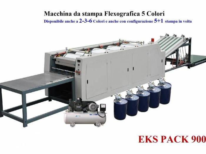 Macchina Flexografica per Shoppers Carta e Cartone Pic 1