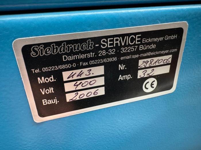 Siebdruck Exposure Unit Model 443 Pic 6
