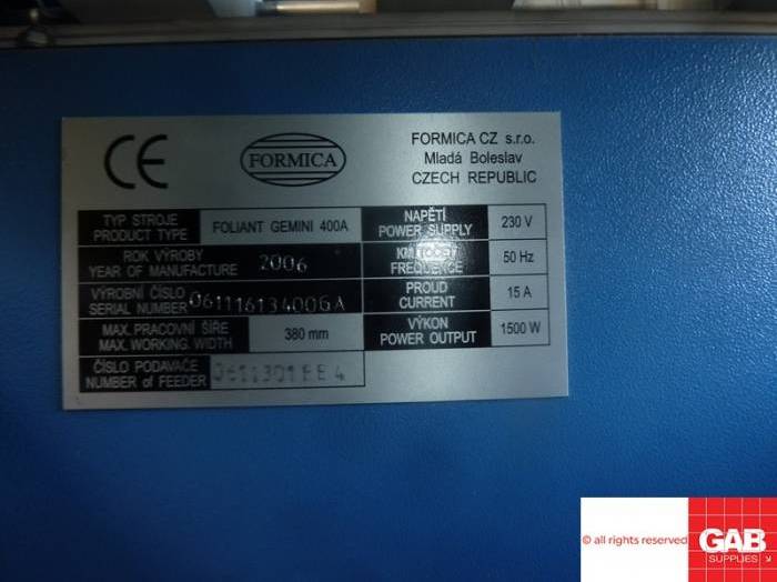 Foliant Gemini 400 A - Cheap Laminating Machine Pic 7