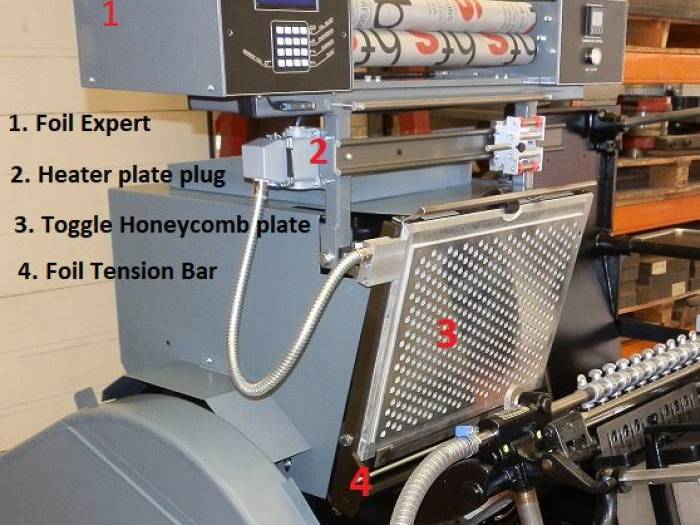 Gold Foiling Conversion for Heidelberg GT GTP Pic 3