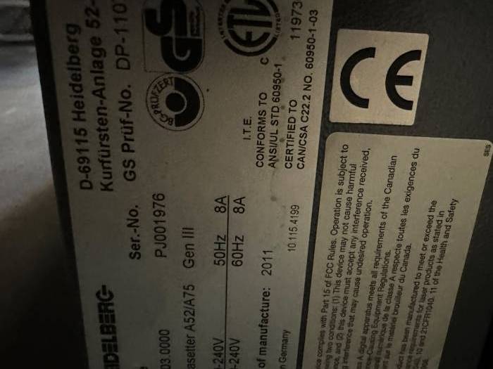 Heidelberg Suprasetter A52 A75 Pic 6