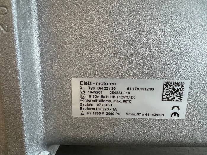 Heidelberg XL 106 blower  Pic 1