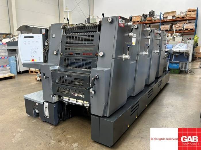 Image1 Heidelberg GTO 52-4 four color offset with Kompac 