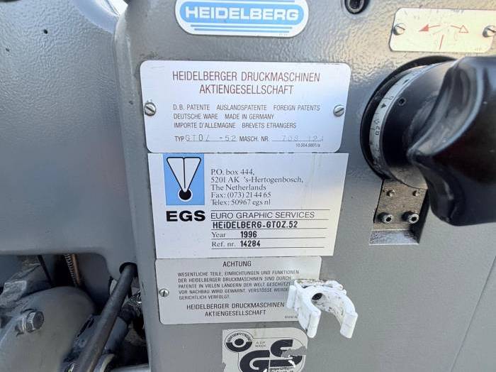 Heidelberg GTO 52 Z Pic 9