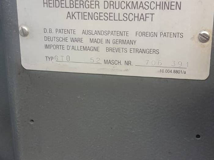 Heidelberg GTO 52 Pic 4