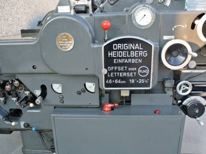 Heidelberg KORD 64 grey long box Pic 3