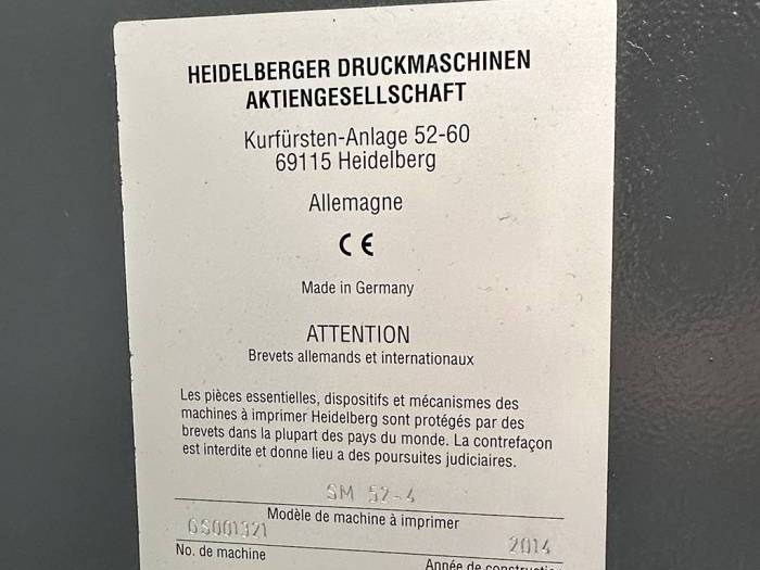 Heidelberg SM 52-4 2014 Pic 9