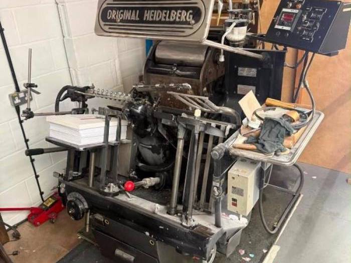 Image1 Heidelberg T Platen with Hot Foiling