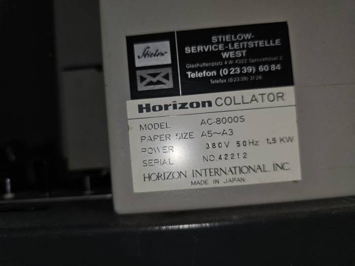 Horizon AC 8000 S Pic 3