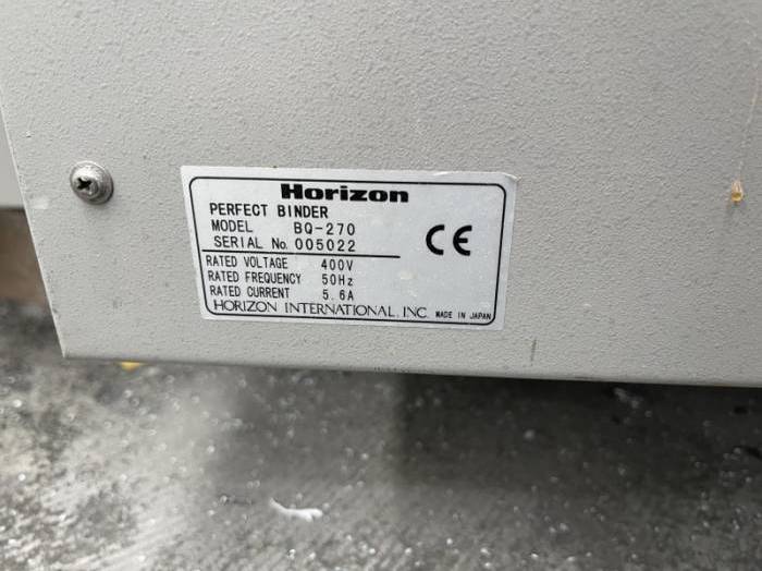 Horizon BQ 270 EVA Binder Pic 4