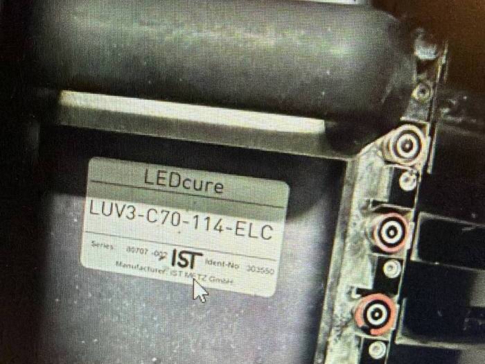 IST LED UV Drying sytem for Heidelberg XL CD CX SX 102 Pic 9