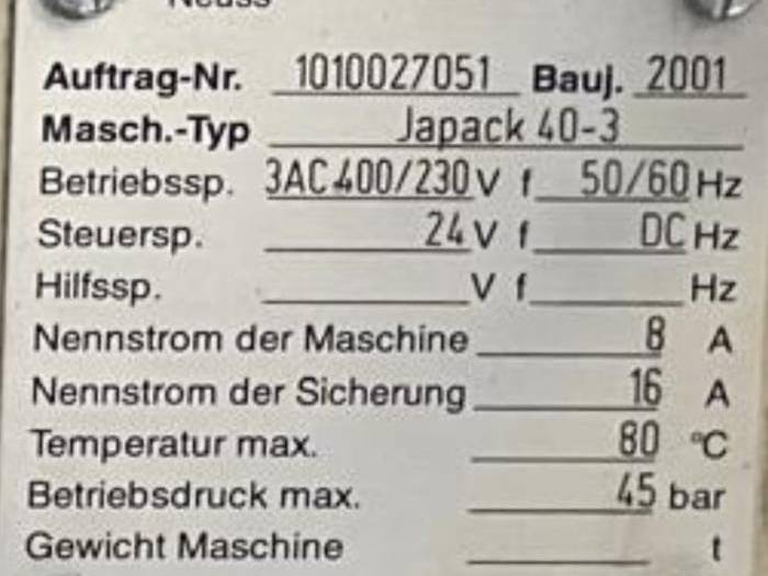 Jagenberg Japack 40-3 Pic 4