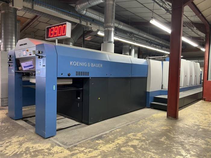 Image1 KBA Rapida 105-5 L FAPC ALV2 CX - 2 Dryers UV and LED-