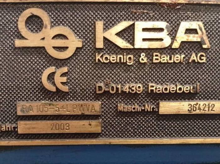 KBA RA 105-5 L ALV2 PWVA Hybrid Pic 7