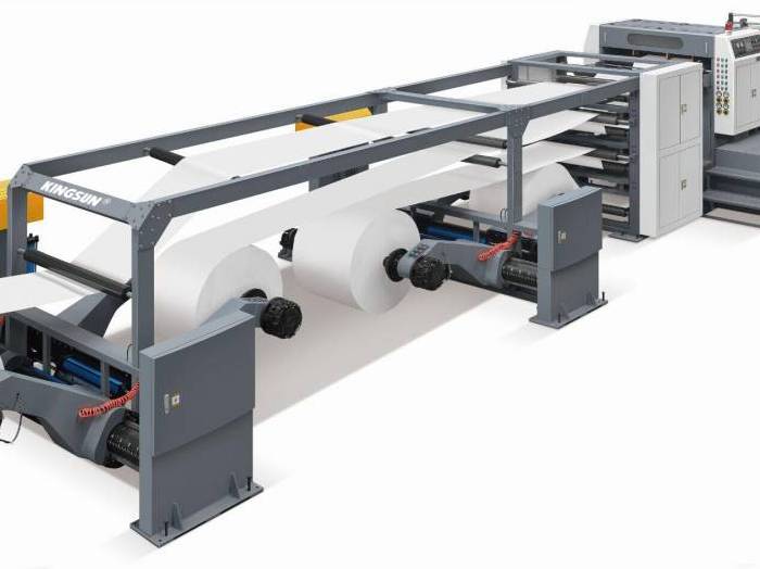KS-1700A servo control paper roll to sheet cutter Pic 1