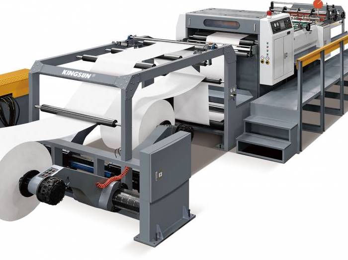 KS-1700A servo control paper roll to sheet cutter Pic 2