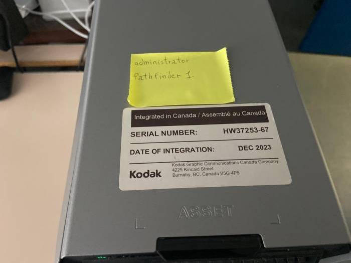 Kodak Trendsetter Platesetter T800 Pic 5