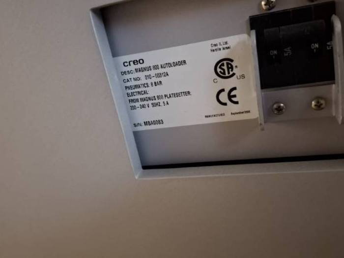 Kodak Magnus Q 800 Platesetter Pic 5