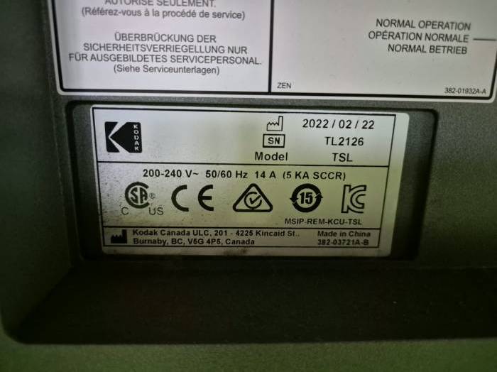 Kodak Trendsetter Q 1600 VLF Pic 5