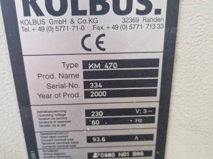 Kolbus  KM 470 Pic 8
